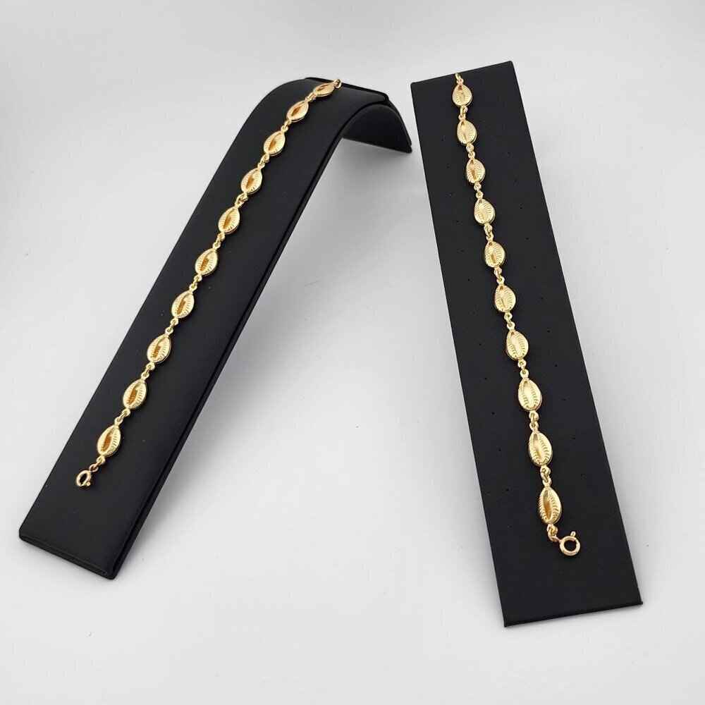 Brand New Brazilian 18k Gold Filled Cowrie Shell Bracelet - Picture 3 of 9